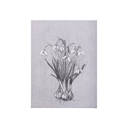 Mercana - Botanical sketches VI Grey by Mercana Studio a Hand Embellished Textured Canvas - 102376-S view 1
