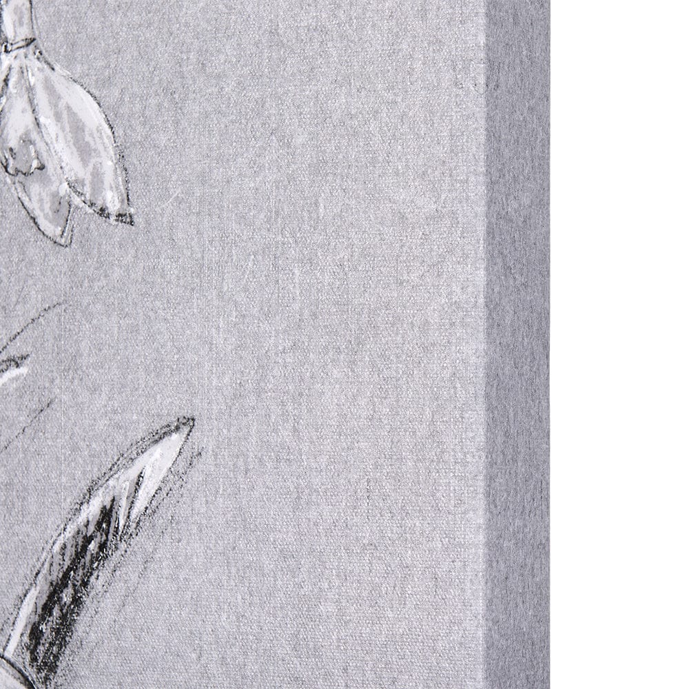 Mercana - Botanical sketches VI Grey by Mercana Studio a Hand Embellished Textured Canvas - 102376-S view 4