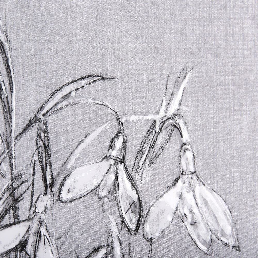 Mercana - Botanical sketches VI Grey by Mercana Studio a Hand Embellished Textured Canvas - 102376-S view 6