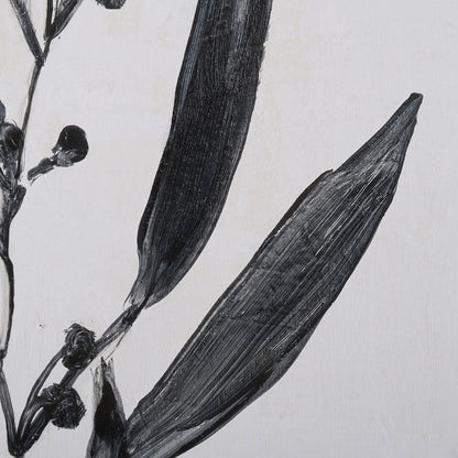 Mercana - Botanical Study I by Julia Purinton a Hand Embellished Textured Framed Art Print Matted under Glass - 13067 view 5