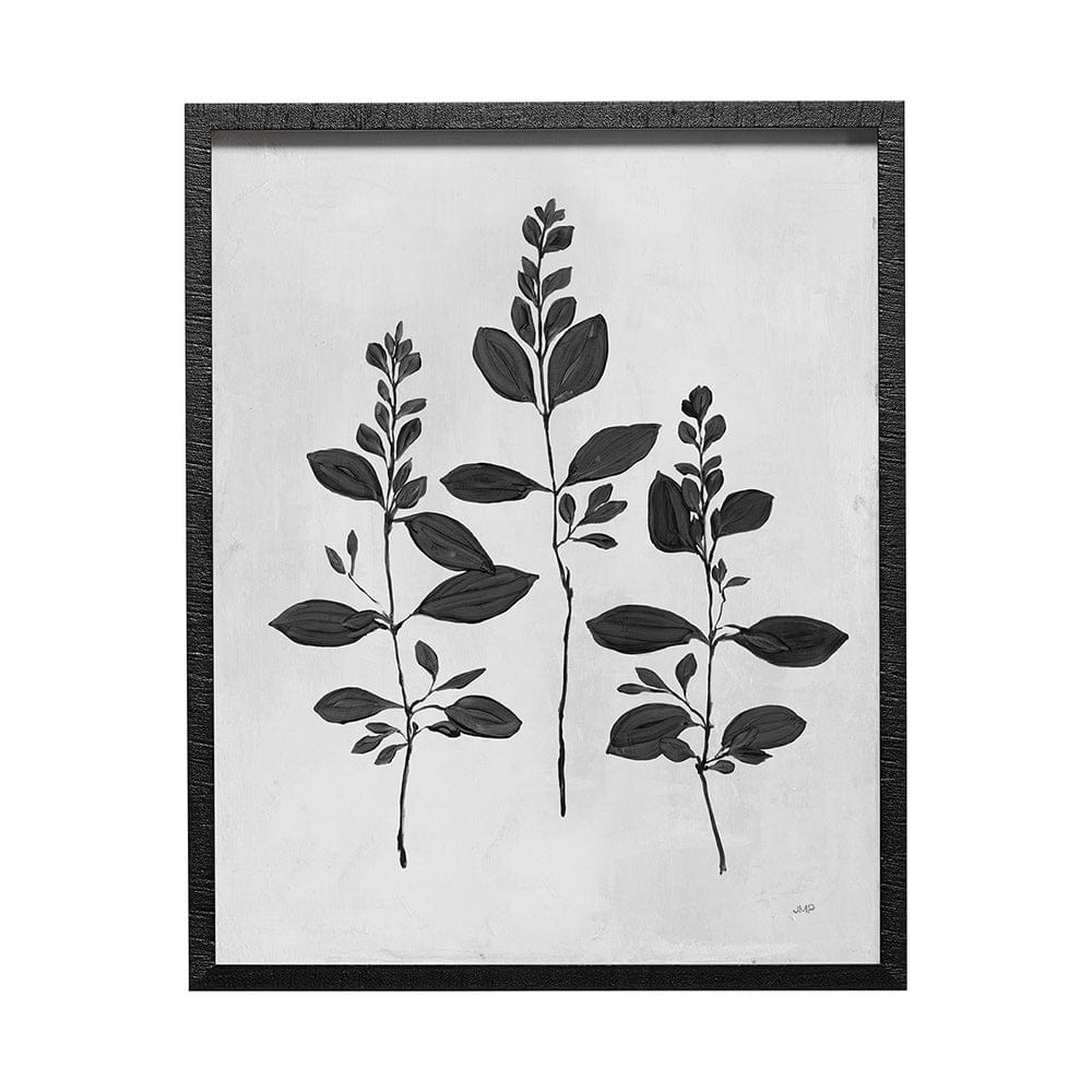 Mercana - Botanical Study IV by Julia Purinton a Hand Embellished Textured Framed Art Print Matted under Glass - 13070 view 1