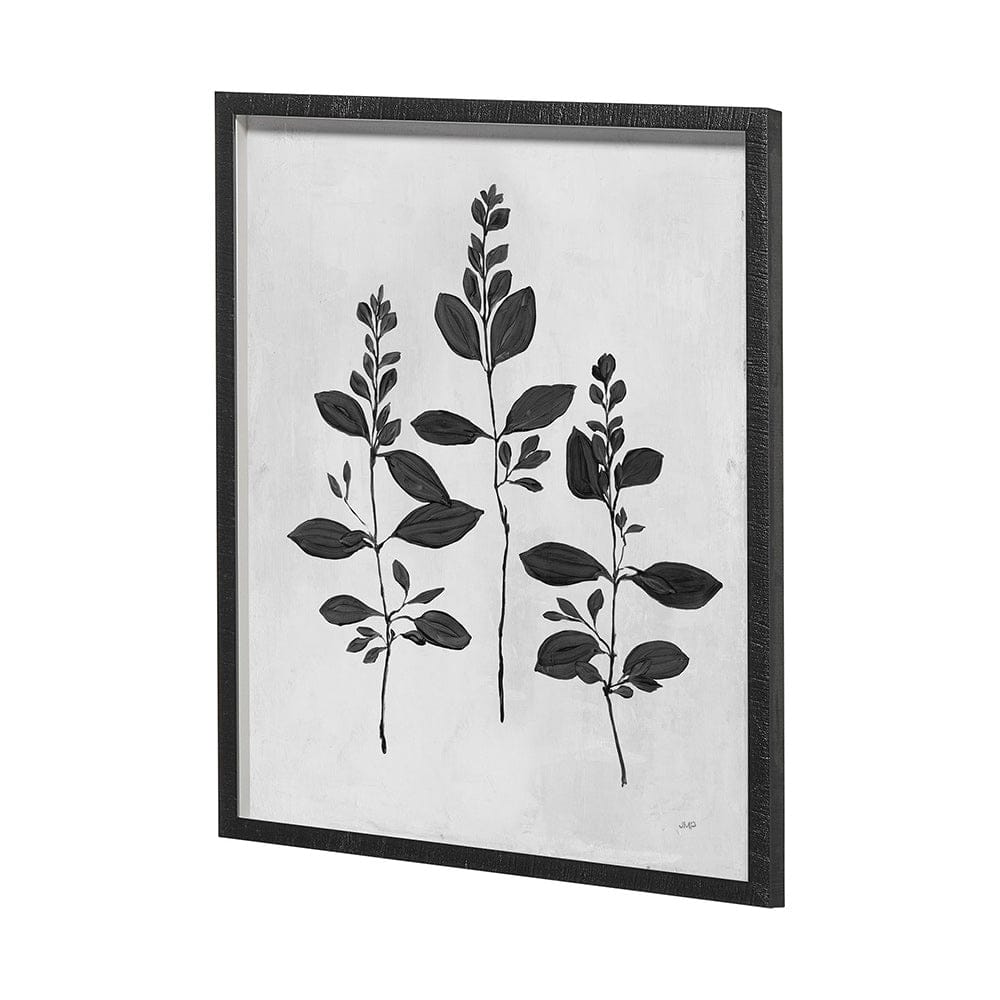 Mercana - Botanical Study IV by Julia Purinton a Hand Embellished Textured Framed Art Print Matted under Glass - 13070 view 4