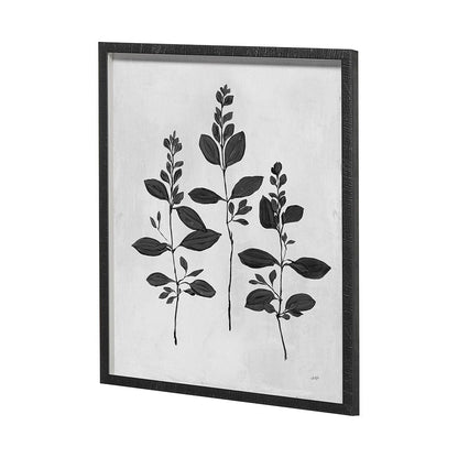 Mercana - Botanical Study IV by Julia Purinton a Hand Embellished Textured Framed Art Print Matted under Glass - 13070 view 4