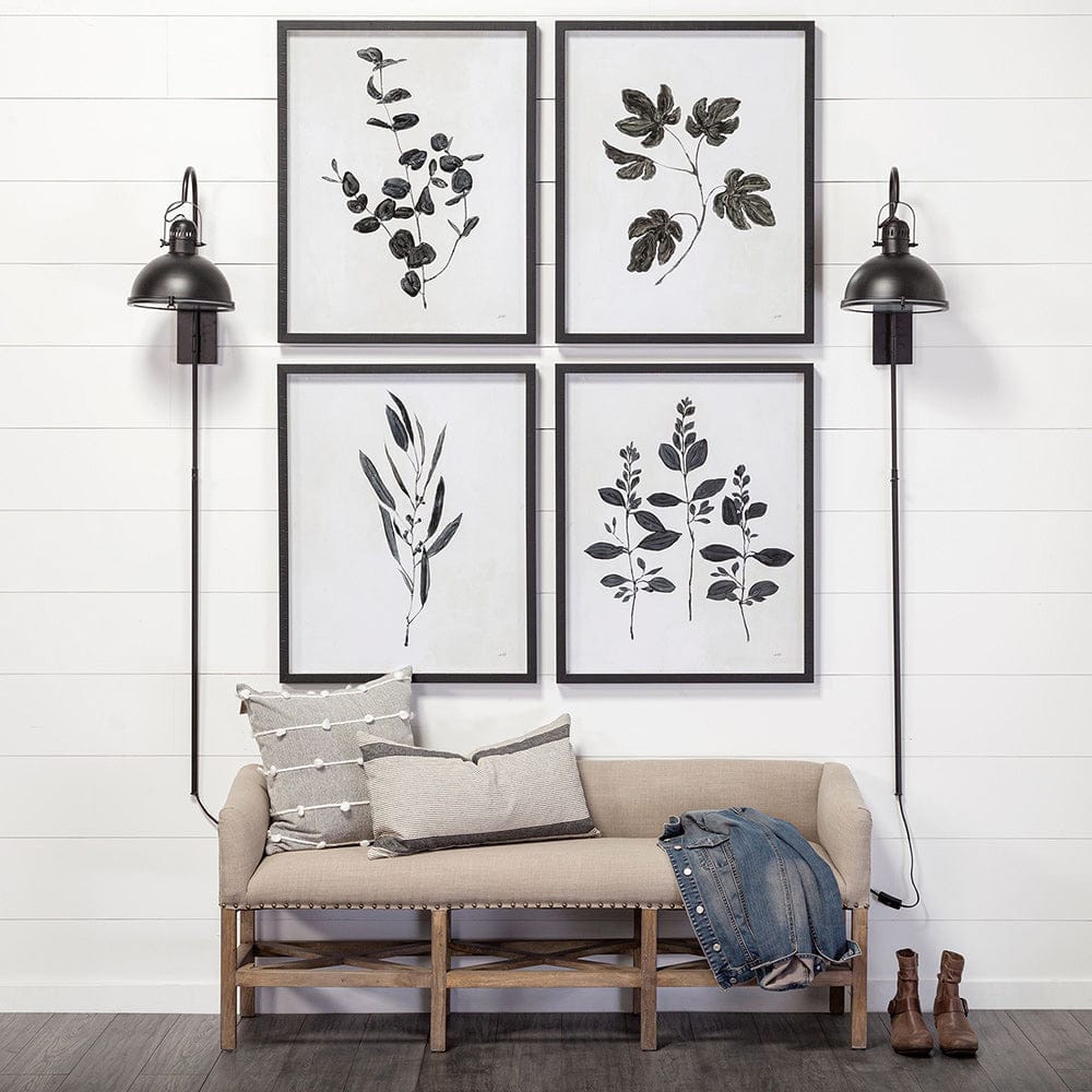 Mercana - Botanical Study IV by Julia Purinton a Hand Embellished Textured Framed Art Print Matted under Glass - 13070 view 5
