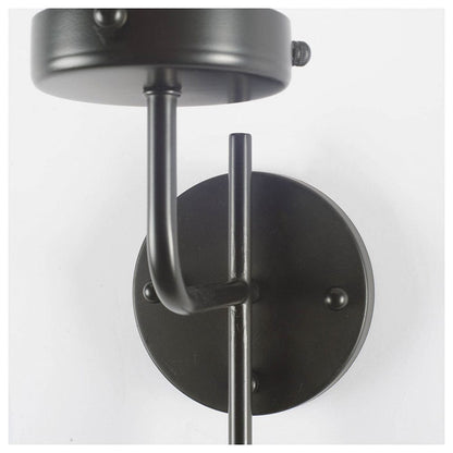 Mercana - Bougeoir I I 8x20 Gray Metal Cylindrical Glass Shade Wall Sconce - 67135_CLOSEOUT view 2
