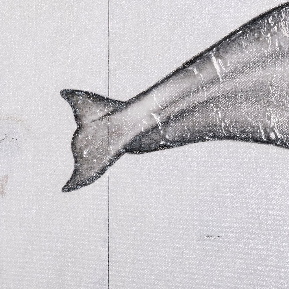 Mercana - Bowhead Whale by Mercana Studio a Hand Embellished Textured Canvas - 101868-S view 3