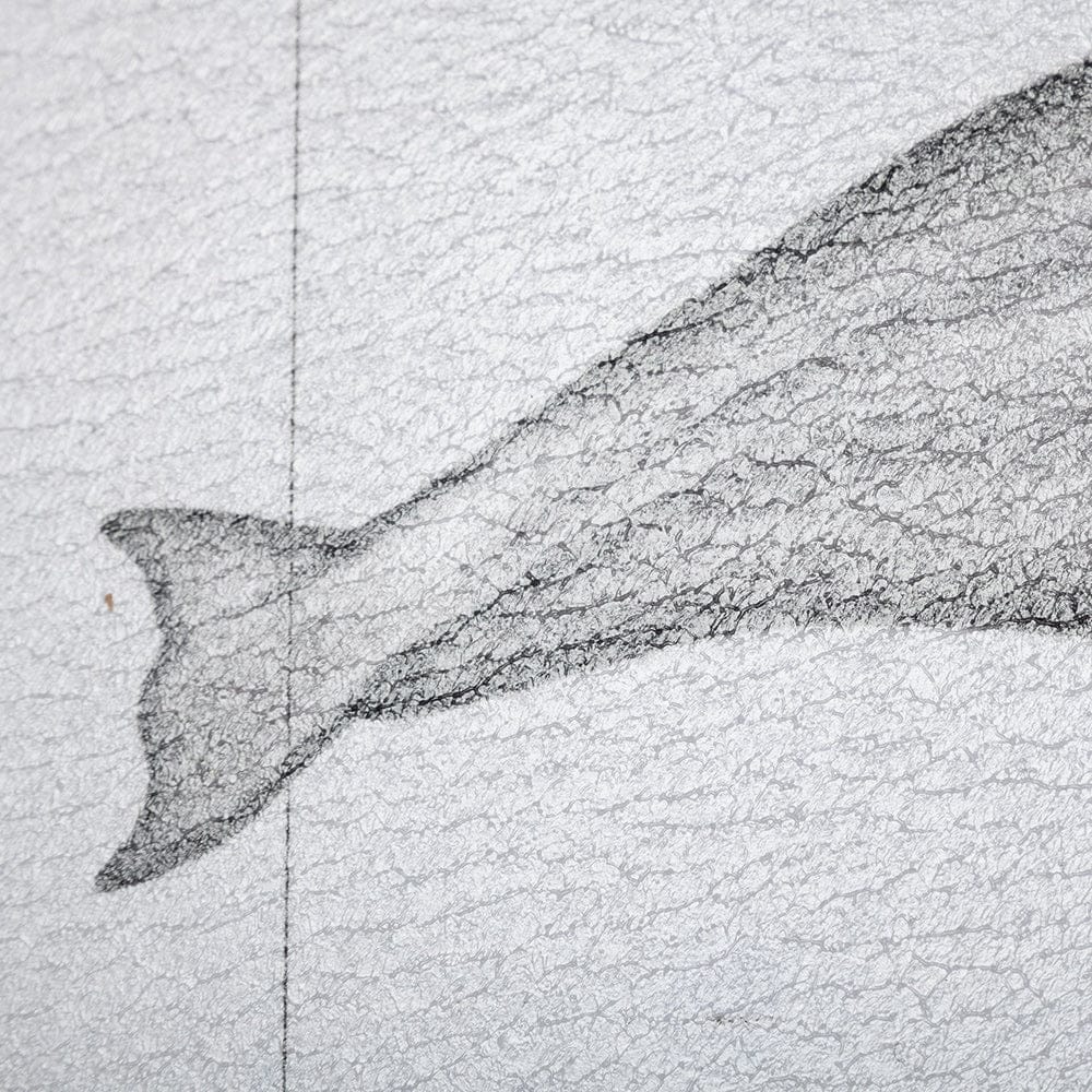 Mercana - Bowhead Whale by Mercana Studio a Hand Embellished Textured Framed Art Print - 13562 view 6
