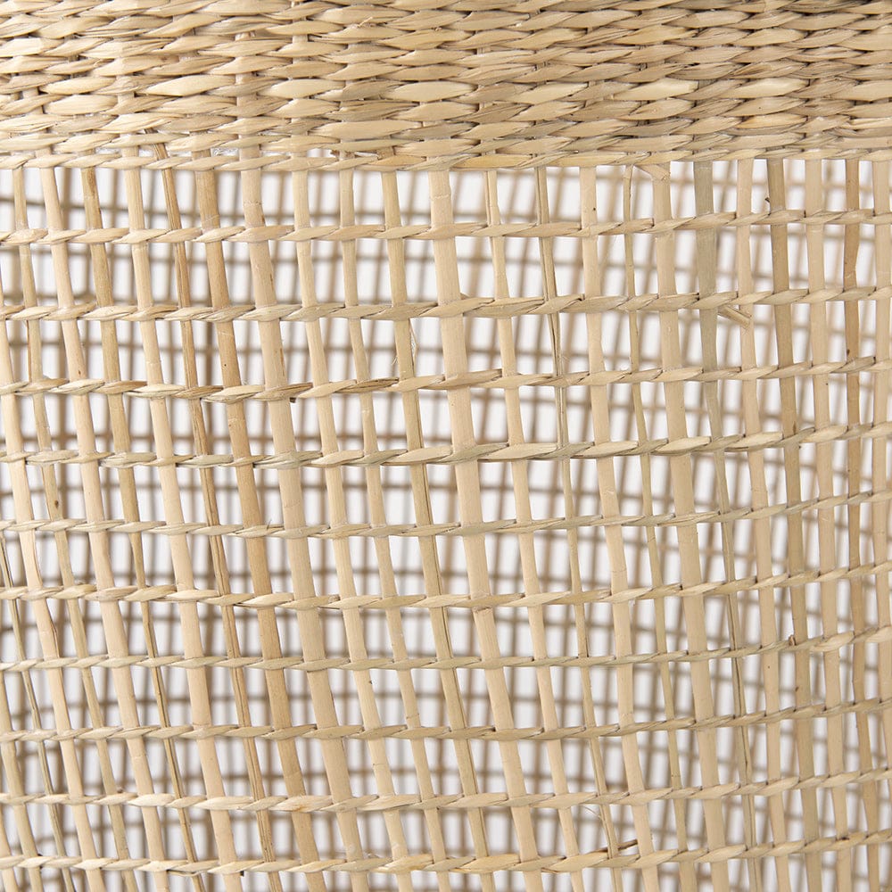 Mercana - Bowie 19.7L x 19.7W x 19.7H Medium Brown Seagrass Round Basket W/ Handles (Set of 3) - 69586 view 7