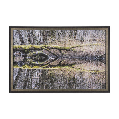 Mercana - Branchscape Moss - Reflect by Mikael Svensson a Framed Art Print Matted under Glass - 15588 view 1