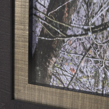 Mercana - Branchscape Moss - Reflect by Mikael Svensson a Framed Art Print Matted under Glass - 15588 view 5