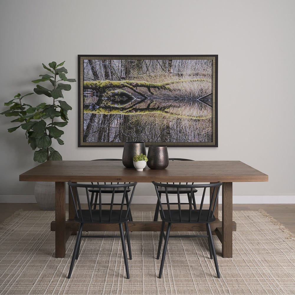 Mercana - Branchscape Moss - Reflect by Mikael Svensson a Framed Art Print Matted under Glass - 15588 view 8