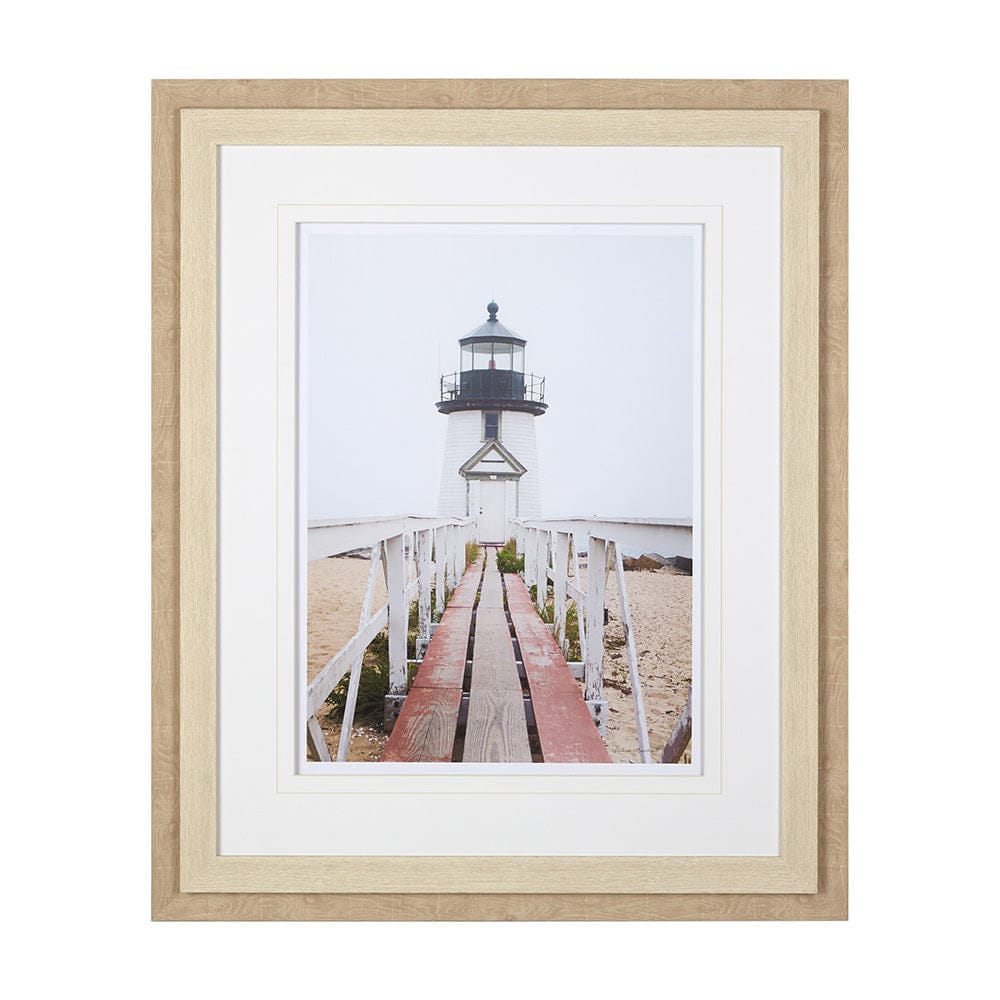 Mercana - Brant Point Lighthouse by Mercana Studio a Framed Art Print Matted under Glass - 12360 view 1