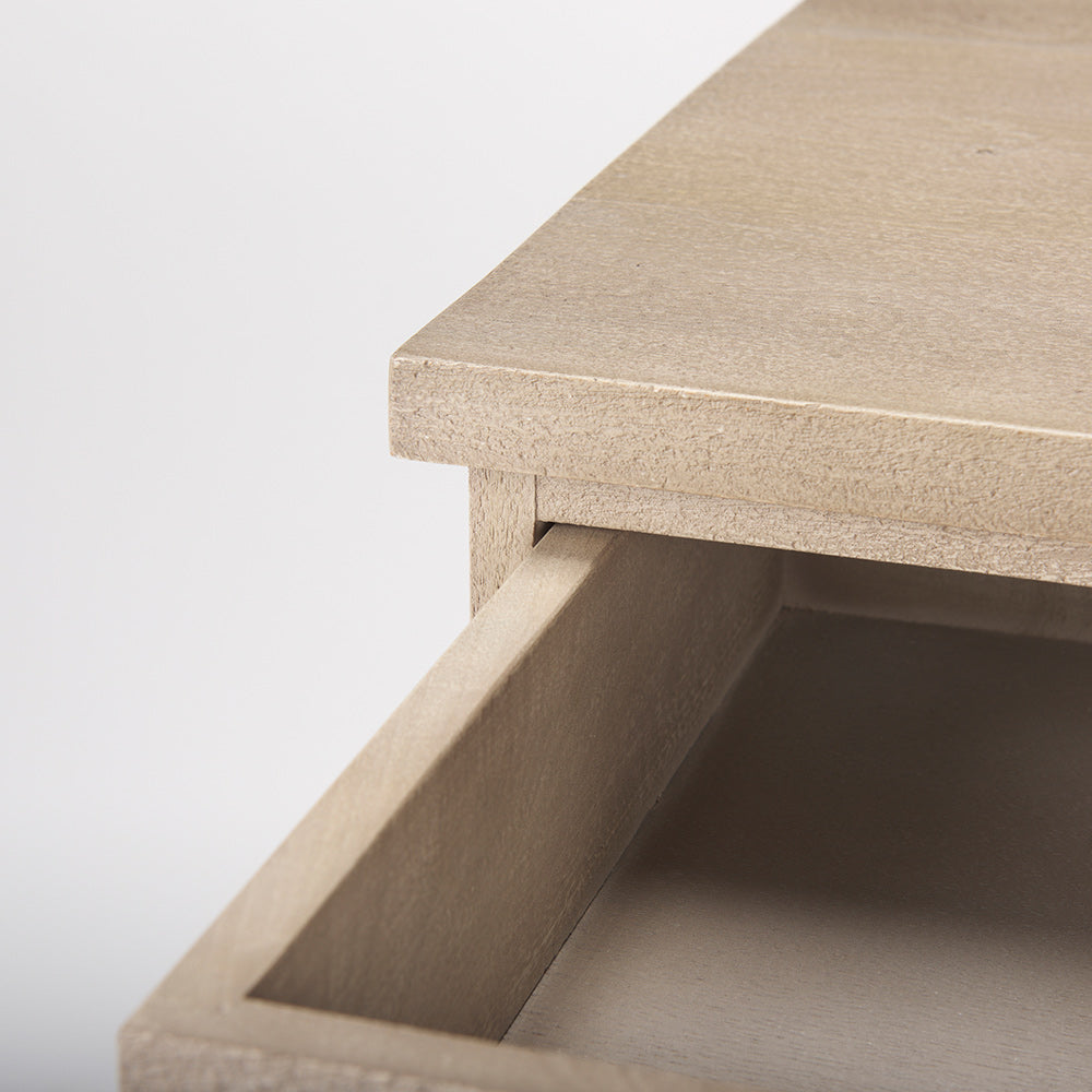 Mercana - Braxton 33.5L x 18.5W x 31.5H Beige Wood W/Black Accents 2 Door Accent Cabinet - 69931 view 8