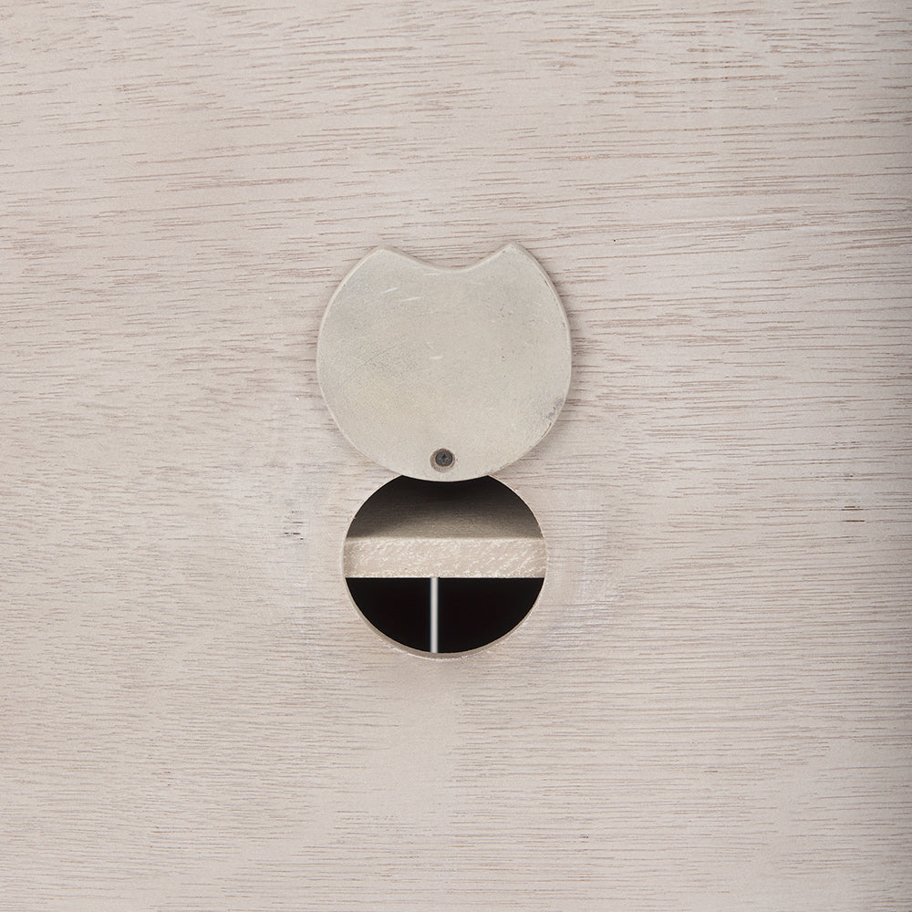 Mercana - Braxton 33.5L x 18.5W x 31.5H Beige Wood W/Black Accents 2 Door Accent Cabinet - 69931 view 11