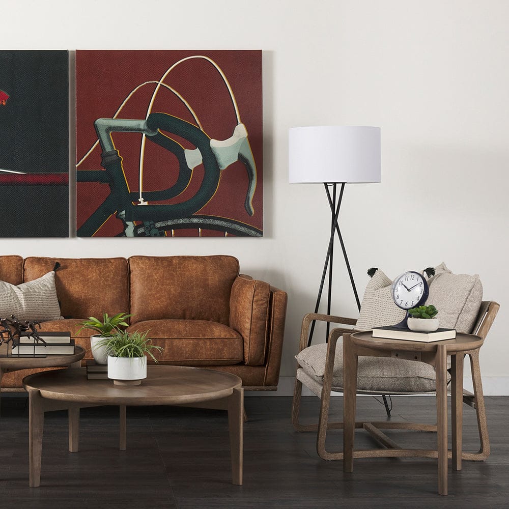 Mercana - Brayden 28.3L x 34.1W x 35H Light Brown Wood W/ Beige Fabric Seat Accent Chair - 69355 view 15