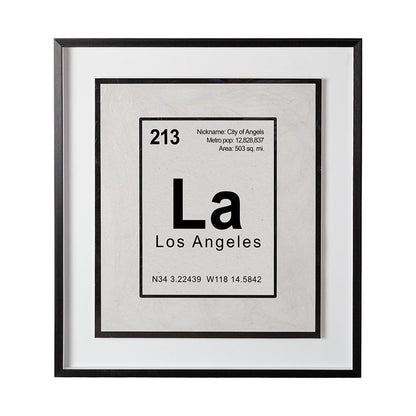 Mercana - Breaking Los Angeles B by THE Studio a Hand Embellished Textured Framed Art Print Matted under Glass - 12250 view 1