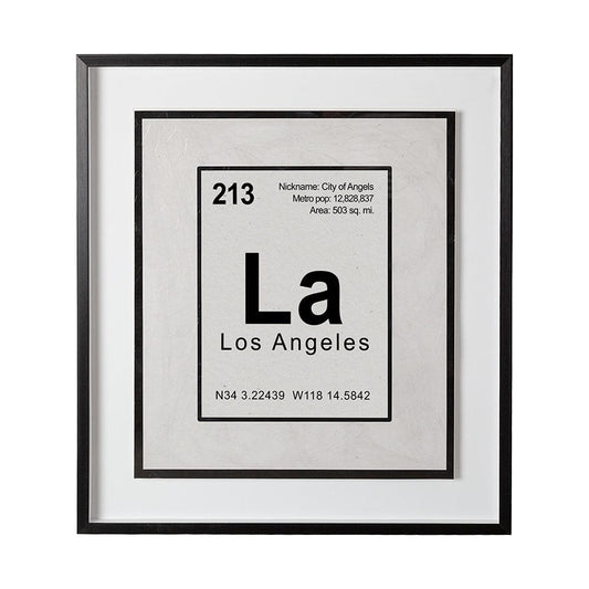 Mercana - Breaking Los Angeles B by THE Studio a Hand Embellished Textured Framed Art Print Matted under Glass - 12250 view 1
