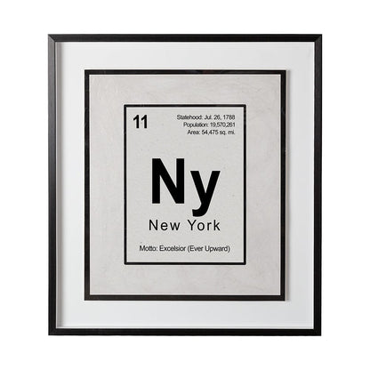 Mercana - Breaking New York B by THE Studio a Hand Embellished Textured Framed Art Print Matted under Glass - 12251 view 1