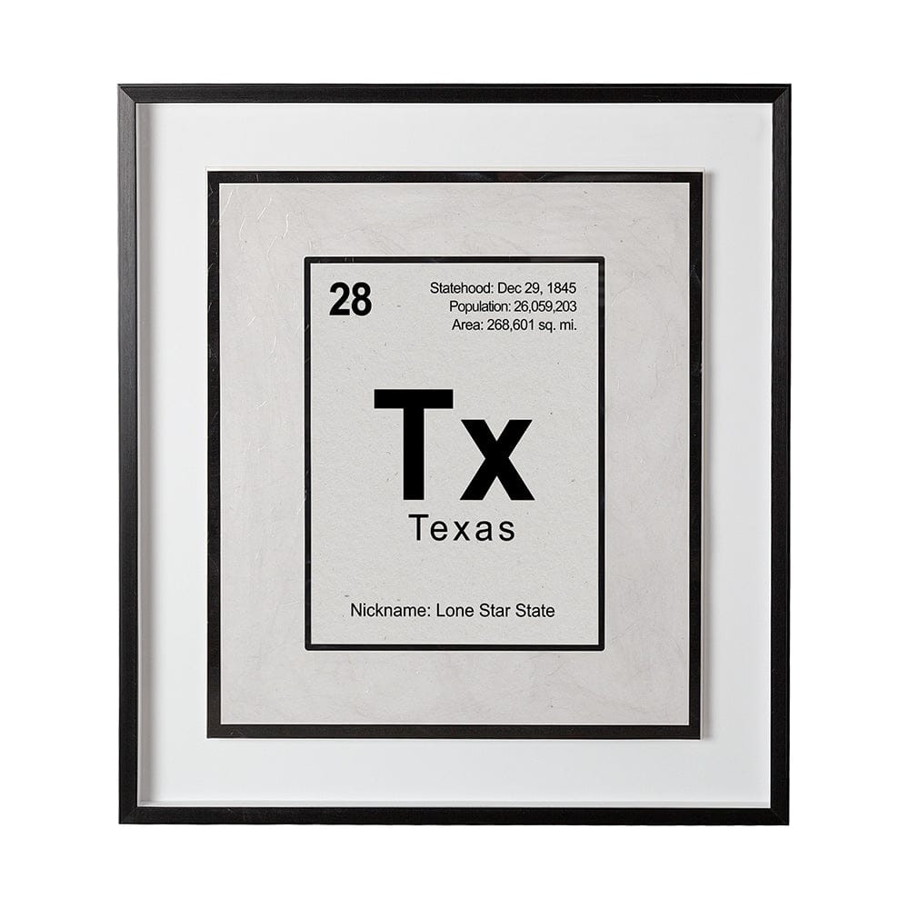 Mercana - Breaking Texas B by THE Studio a Hand Embellished Textured Framed Art Print Matted under Glass - 12252 view 1