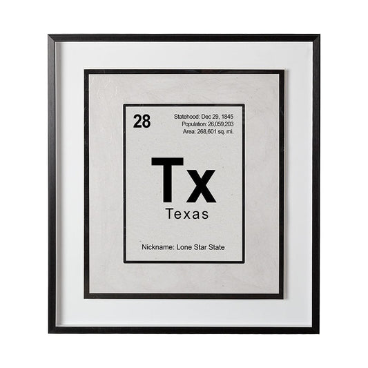 Mercana - Breaking Texas B by THE Studio a Hand Embellished Textured Framed Art Print Matted under Glass - 12252 view 1