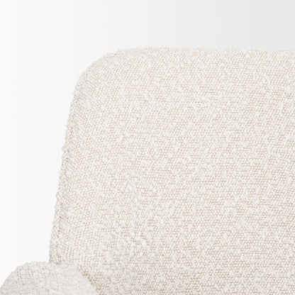 Mercana - Brently Dining Chair w/ Cream Boucle Fabric & Matte Black Metal Legs (Set of 2) - 70250 view 7