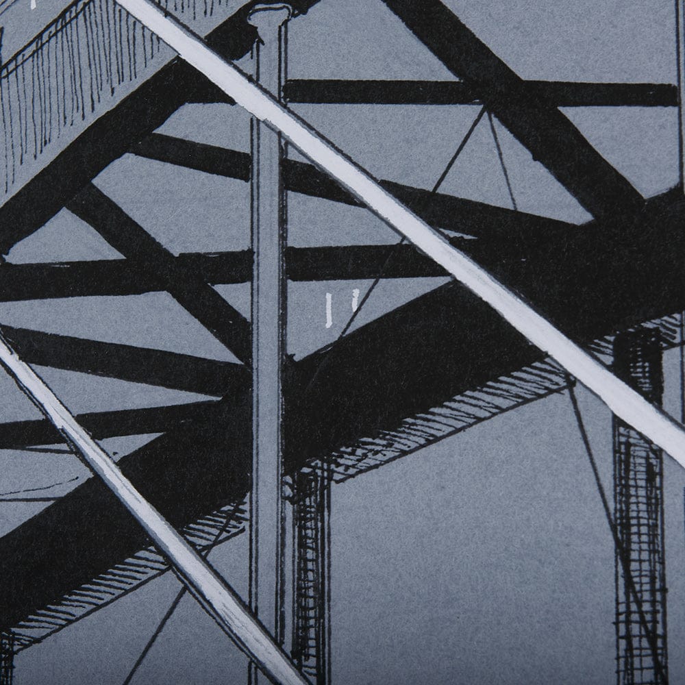 Mercana - Bridge I by Mercana Studio a Framed Art Print Matted under Glass - 14559 view 7