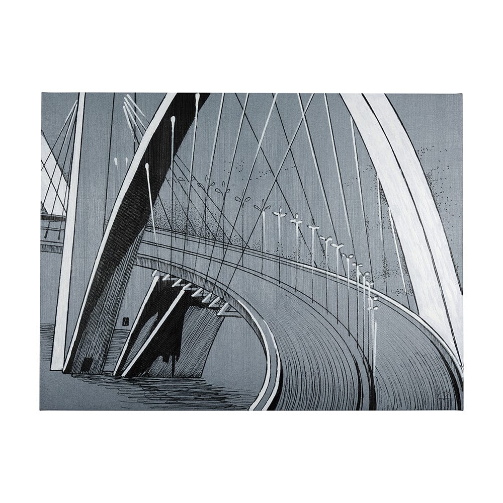 Mercana - Bridge III by Mercana Studio a Hand Embellished Textured Canvas - 102408-L view 1
