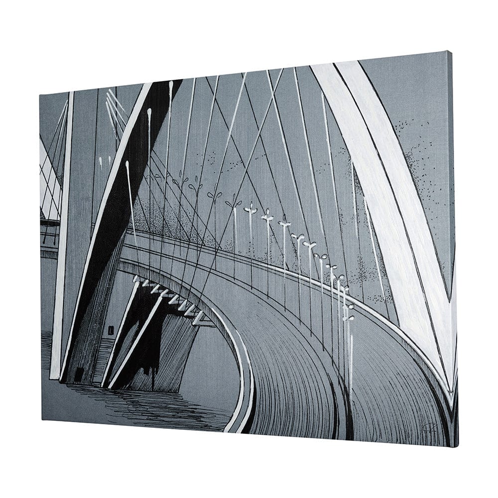 Mercana - Bridge III by Mercana Studio a Hand Embellished Textured Canvas - 102408-S view 2