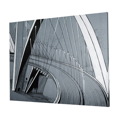 Mercana - Bridge III by Mercana Studio a Hand Embellished Textured Canvas - 102408-S view 2