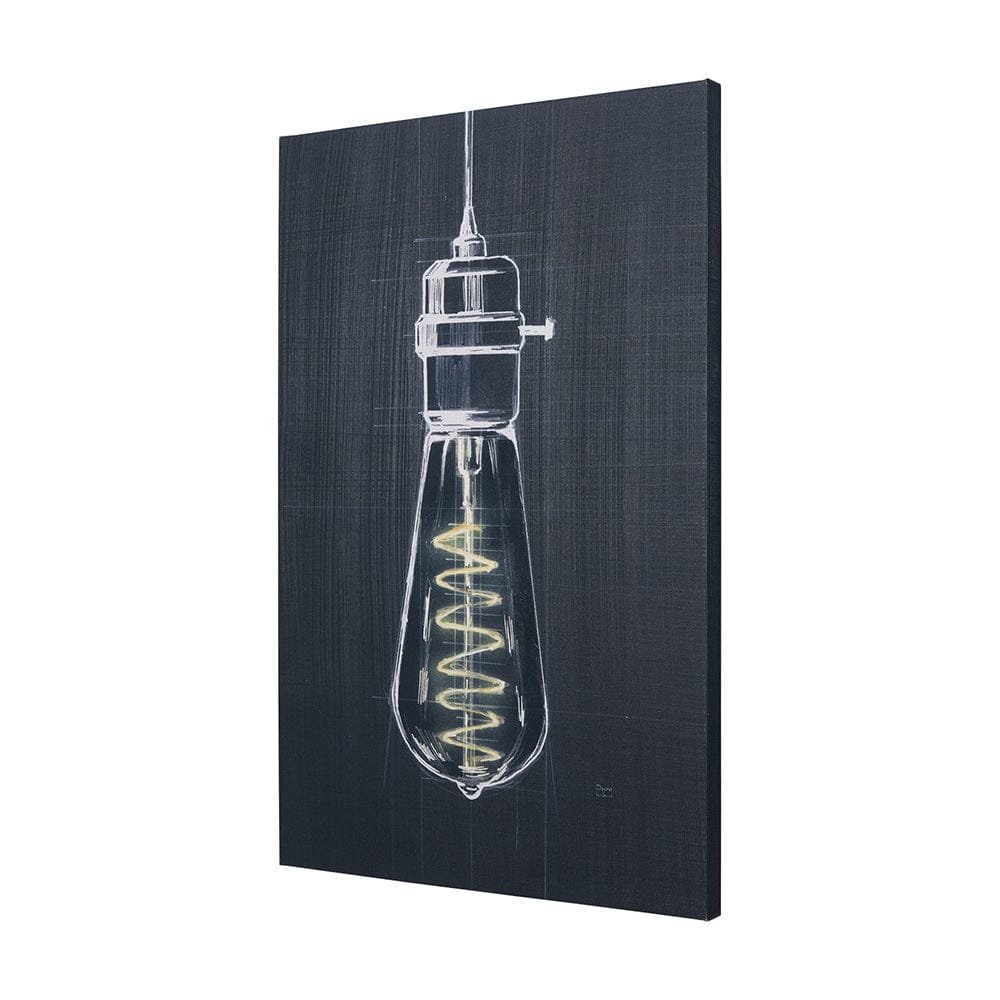 Mercana - Bright Idea I by Mercana Studio a Hand Embellished Textured Canvas - 102187-L view 2