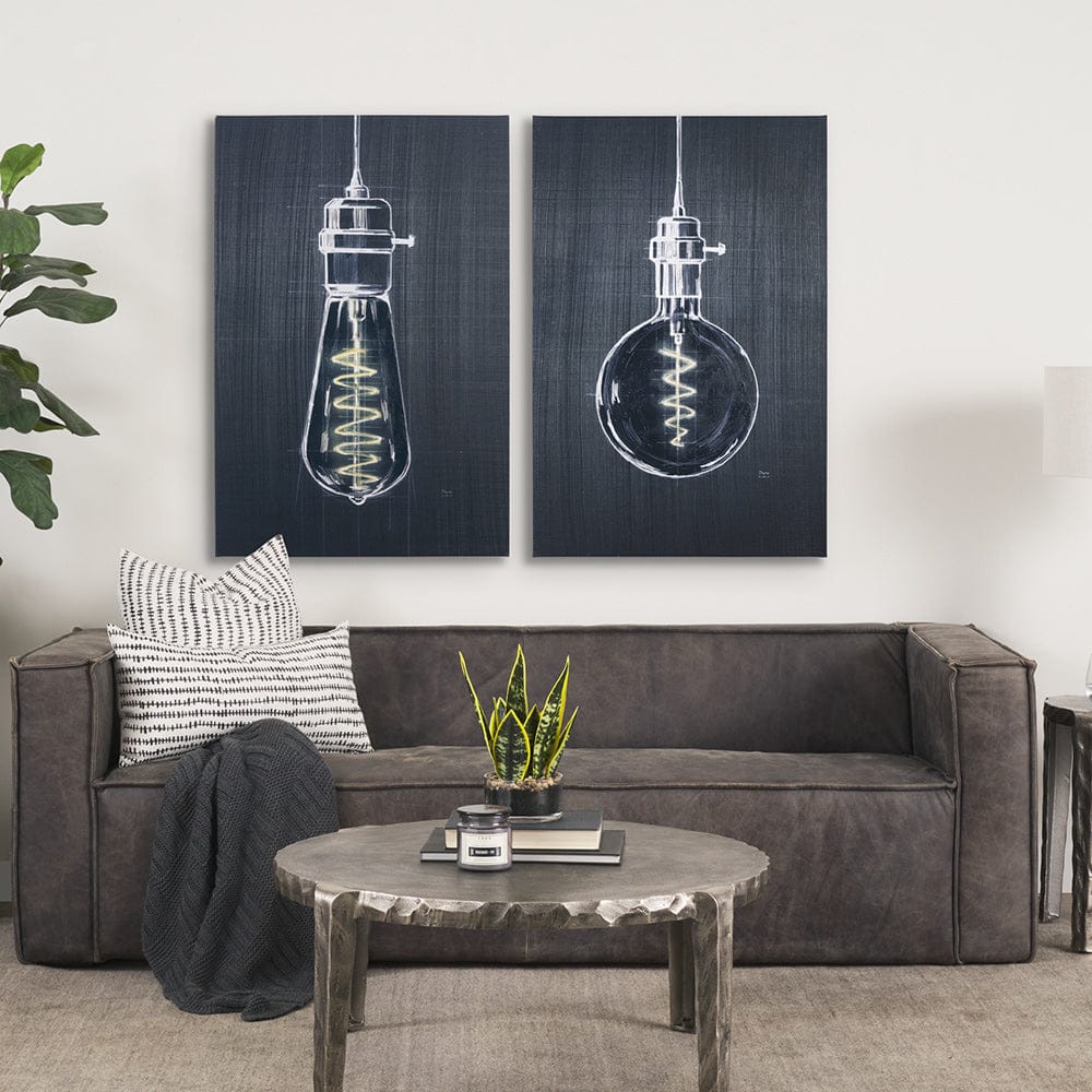 Mercana - Bright Idea I by Mercana Studio a Hand Embellished Textured Canvas - 102187-S view 11