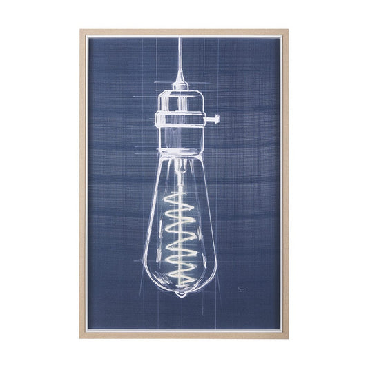 Mercana - Bright Idea I by Mercana Studio a Hand Embellished Textured Framed Art Print - 14250 view 1