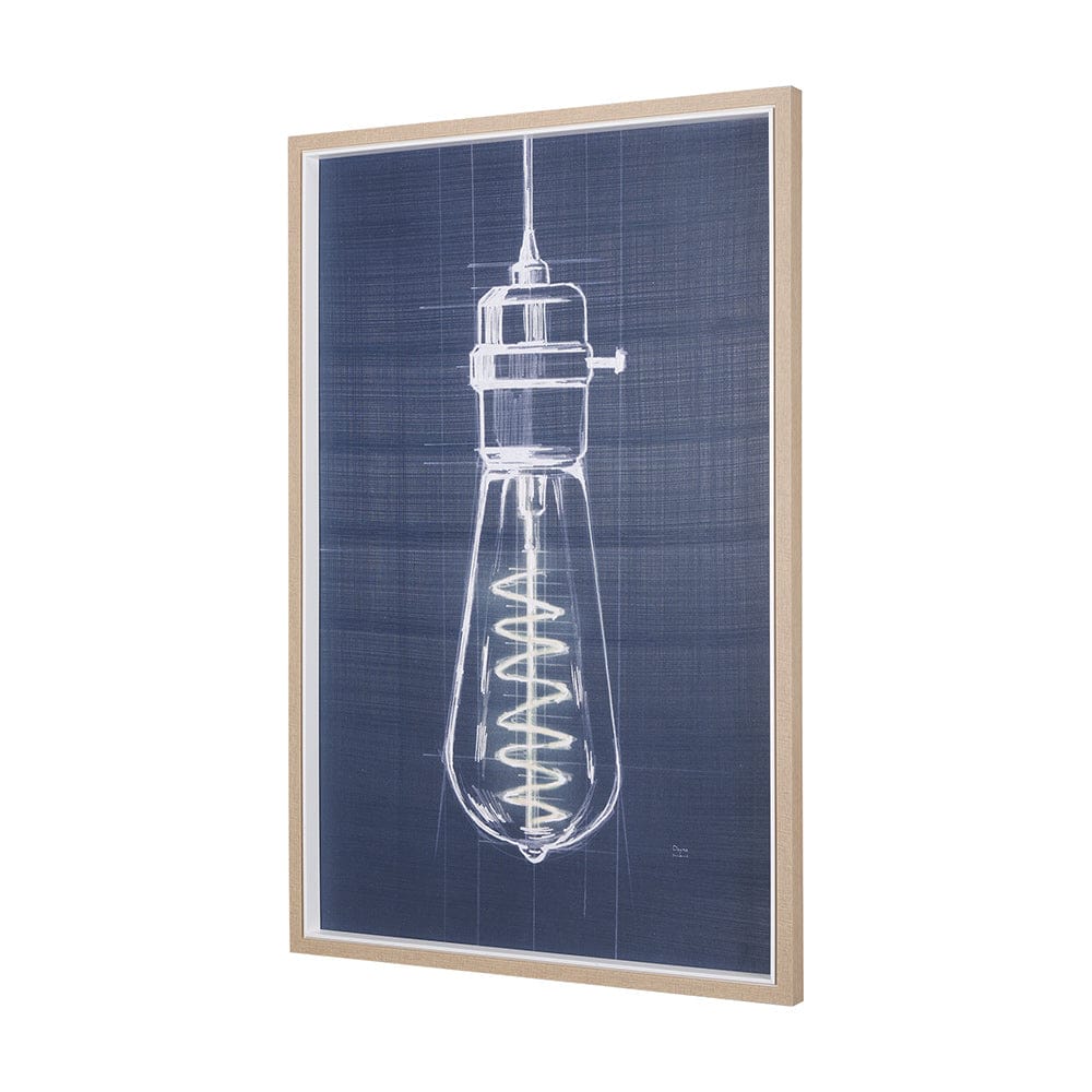 Mercana - Bright Idea I by Mercana Studio a Hand Embellished Textured Framed Art Print - 14250 view 2
