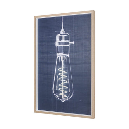 Mercana - Bright Idea I by Mercana Studio a Hand Embellished Textured Framed Art Print - 14250 view 2