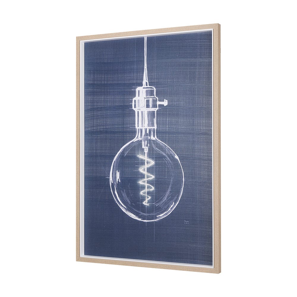 Mercana - Bright Idea II by Mercana Studio a Hand Embellished Textured Framed Art Print - 14251 view 2