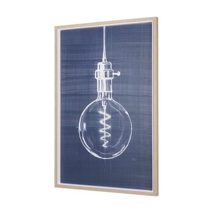 Mercana - Bright Idea II by Mercana Studio a Hand Embellished Textured Framed Art Print - 14251 view 2
