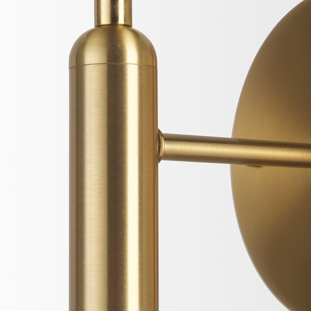 Mercana - Britton Gold Metal w/ Clear Glass Globe 1-Light Wall Sconce - 70472 view 5