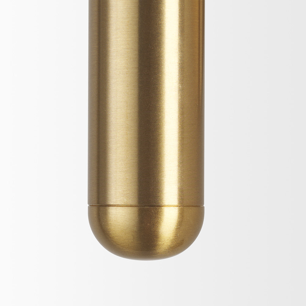 Mercana - Britton Gold Metal w/ Clear Glass Globe 1-Light Wall Sconce - 70472 view 6