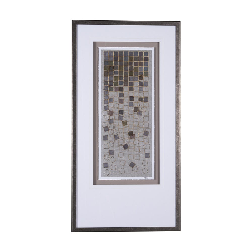 Mercana - Broken Puzzle I by Mercana Studio a Hand Embellished Textured Framed Art Print Matted under Glass - 15283 view 1