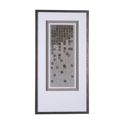Mercana - Broken Puzzle I by Mercana Studio a Hand Embellished Textured Framed Art Print Matted under Glass - 15283 view 1