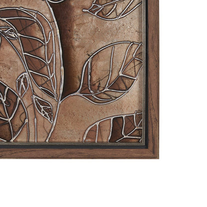 Mercana - Bronze Beauty I by Studio M a handmade Original Framed 3D Textured Artwork - 15741 view 3