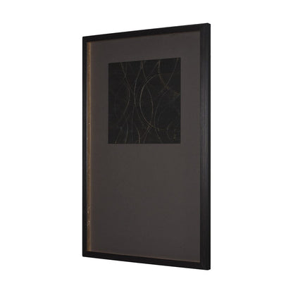 Mercana - Bronze Meandera by Studio M a handmade Original Framed Artwork under Glass - 15091 view 2