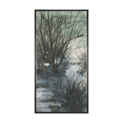 Mercana - Brook and Willows I by Mercana Studio a Hand Embellished Framed Art Print on Canvas - 102697-FL view 1