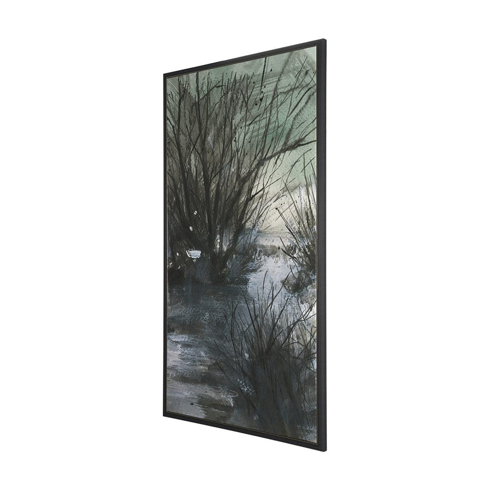Mercana - Brook and Willows I by Mercana Studio a Hand Embellished Framed Art Print on Canvas - 102697-FL view 2