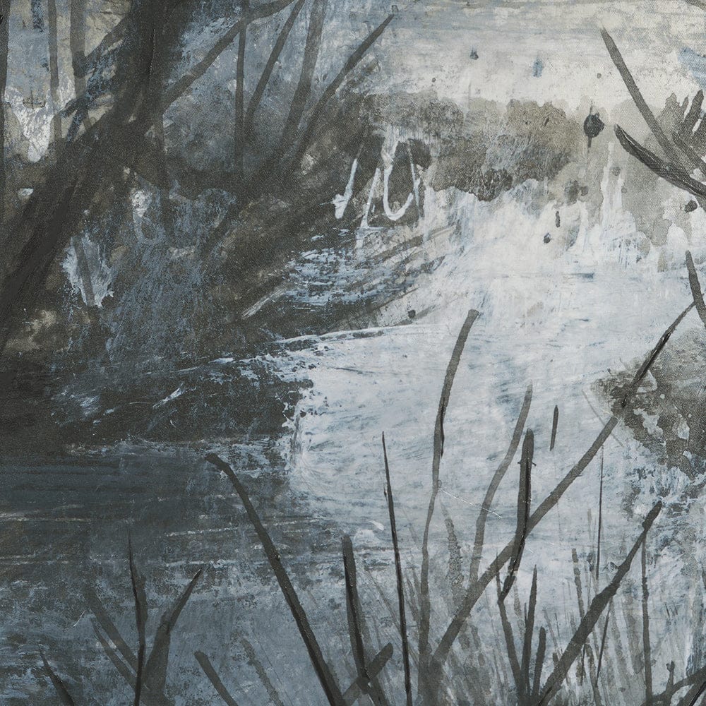 Mercana - Brook and Willows I by Mercana Studio a Hand Embellished Framed Art Print on Canvas - 102697-FL view 7