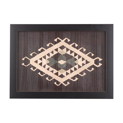 Mercana - Brown Tapestry V by Mercana Studio a Hand Embellished Textured Framed Art Print - 14021 view 1