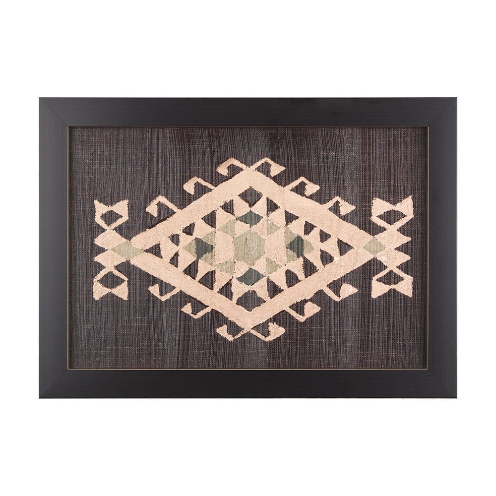 Mercana - Brown Tapestry VI by Mercana Studio a Hand Embellished Textured Framed Art Print - 14022 view 1