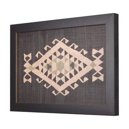 Mercana - Brown Tapestry VI by Mercana Studio a Hand Embellished Textured Framed Art Print - 14022 view 2