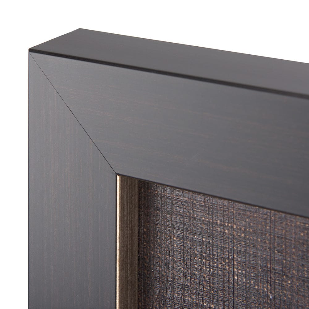 Mercana - Brown Tapestry VI by Mercana Studio a Hand Embellished Textured Framed Art Print - 14022 view 4