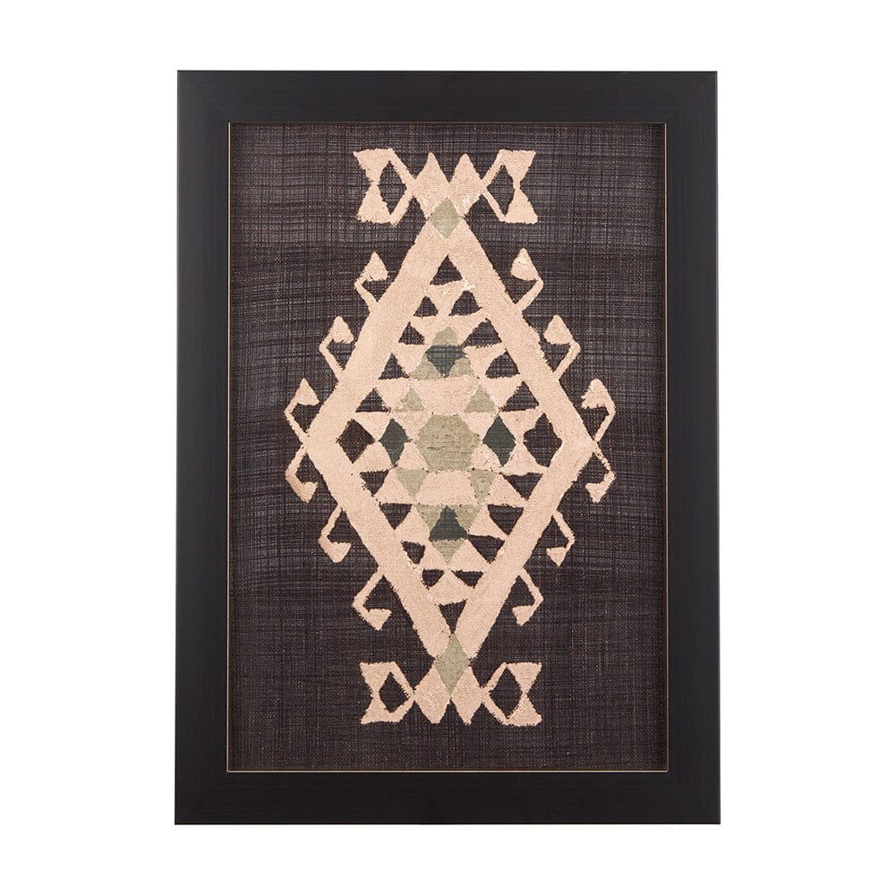 Mercana - Brown Tapestry VI by Mercana Studio a Hand Embellished Textured Framed Art Print - 14022 view 8